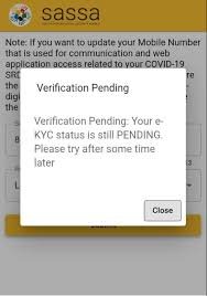 sassa ekyc status guide