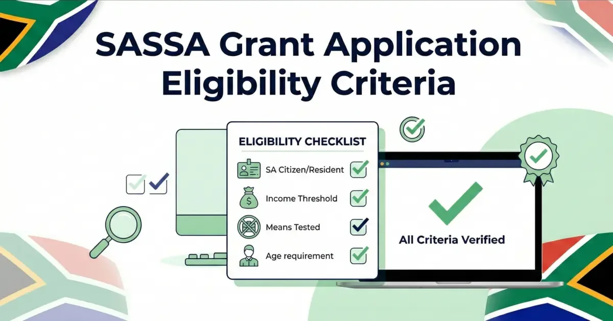 SRD SASSA Grant Application Eligibility Criteria